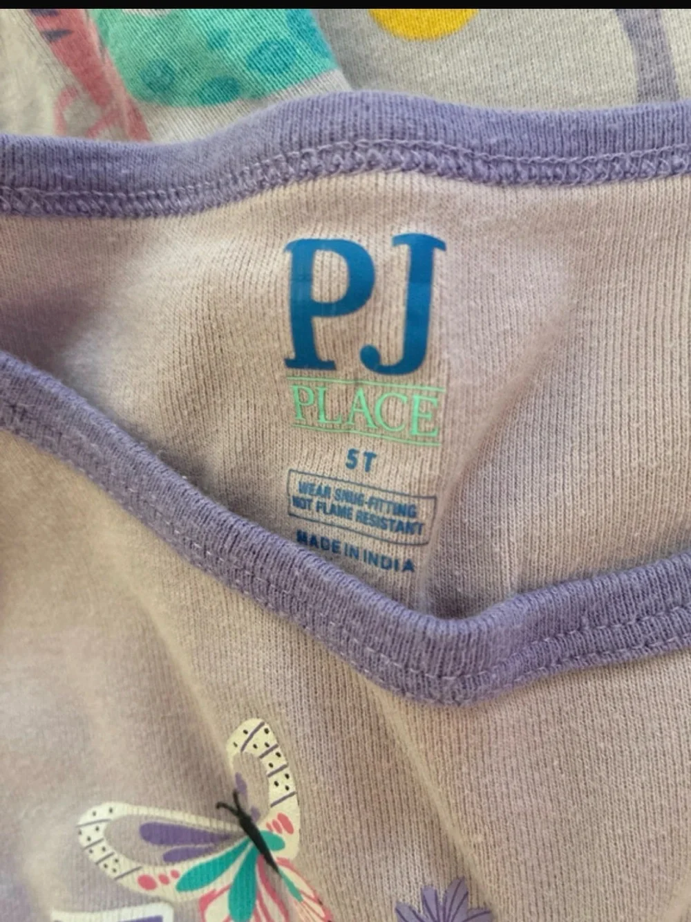 Disney carters place Kids Pajama Set Bundle - Mint, Lavender, Pink, Yellow, Gray